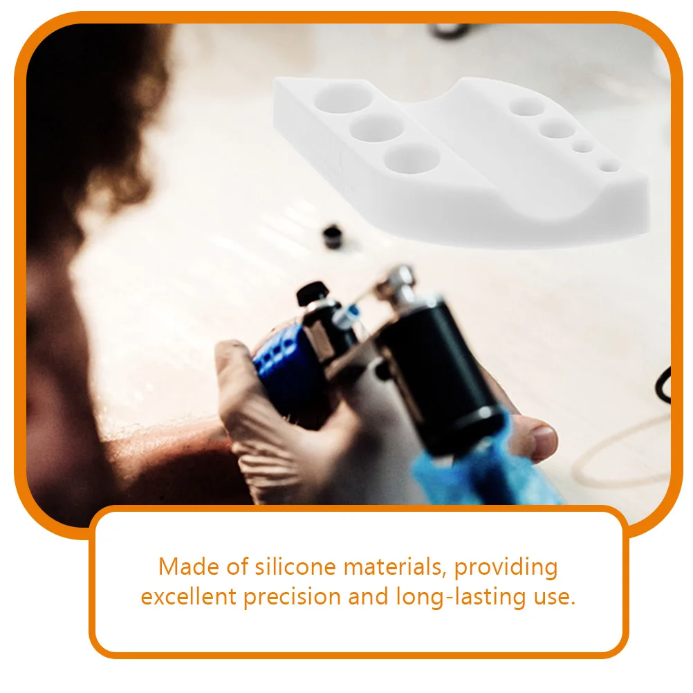 

2Pcs Silicone Tattoo Ink Cup Holders Pigment Organizer Eyebrow Ink Stand Pen Rest Tool Rack for Tattoo Accessories