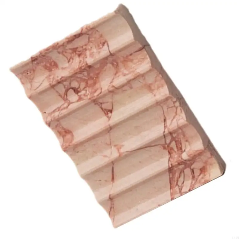 Auto Draining Bathroom Soap Holder Marble Countertops Organizers Marble Soap Tray Easy to Use for Sink & Vanity Storage 