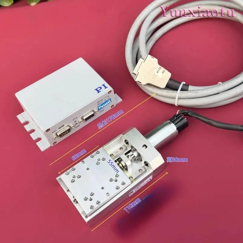 Electric displacement platform with PI original controller C-863 stroke 30mm resolution 0.1μm