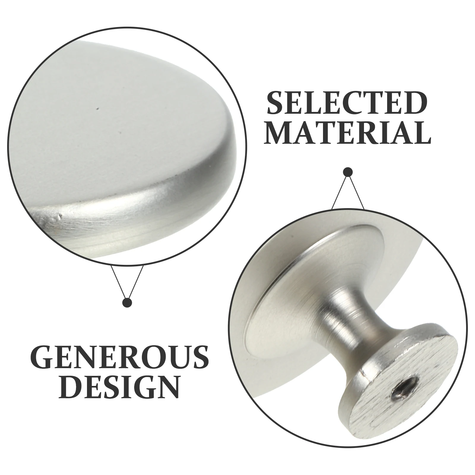 2 Pcs Cabinet Door Handle Cupboard Knobs European Style Cabinets Handles Zinc Alloy Dresser Drawer