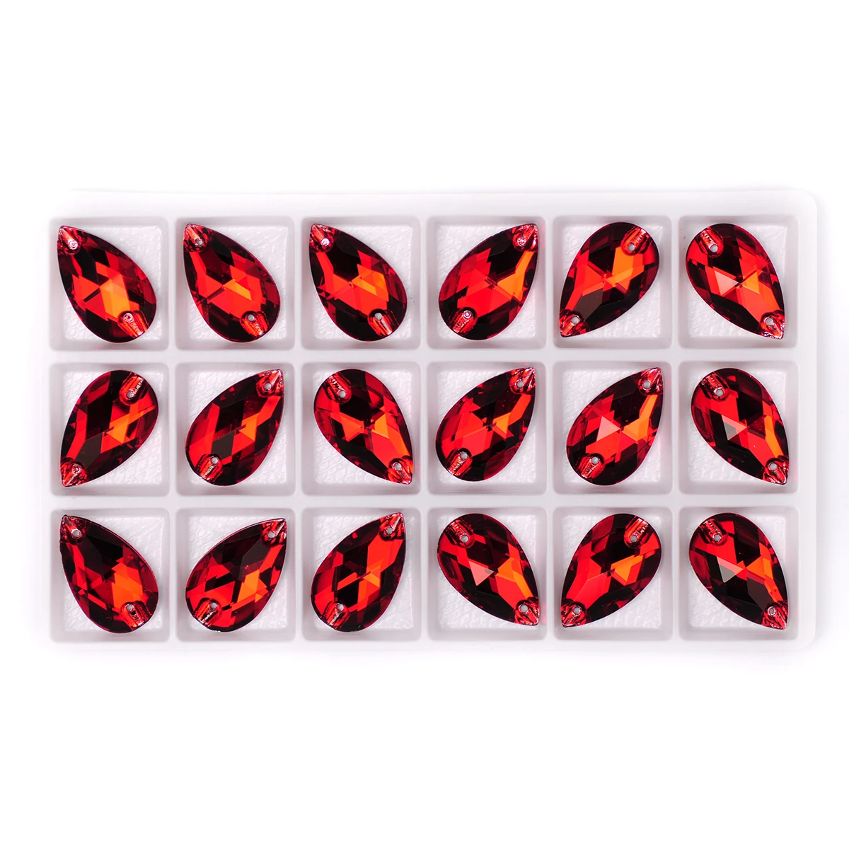 YANRUO 3230 قطرة سيام زجاج مسطح حجر الراين الظلام خياطة على الأحجار لتقوم بها بنفسك الماس الحرفية أحجار الراين للإبرة ديكور الزفاف