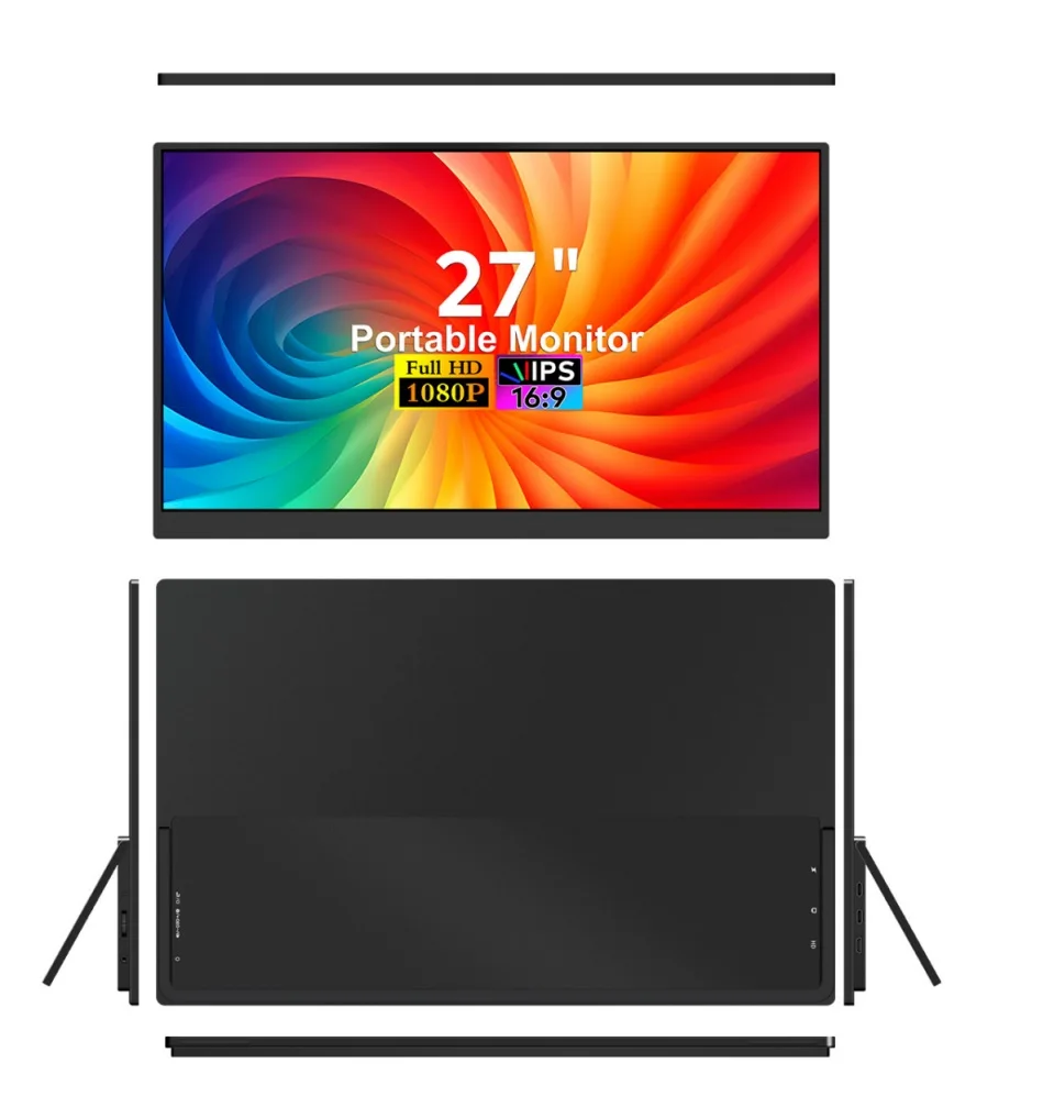 Big Size 27 Inch 2025 New  Display Split Screen Portable Monitor Extender TFT C for Gaming Business for Laptop Mobile