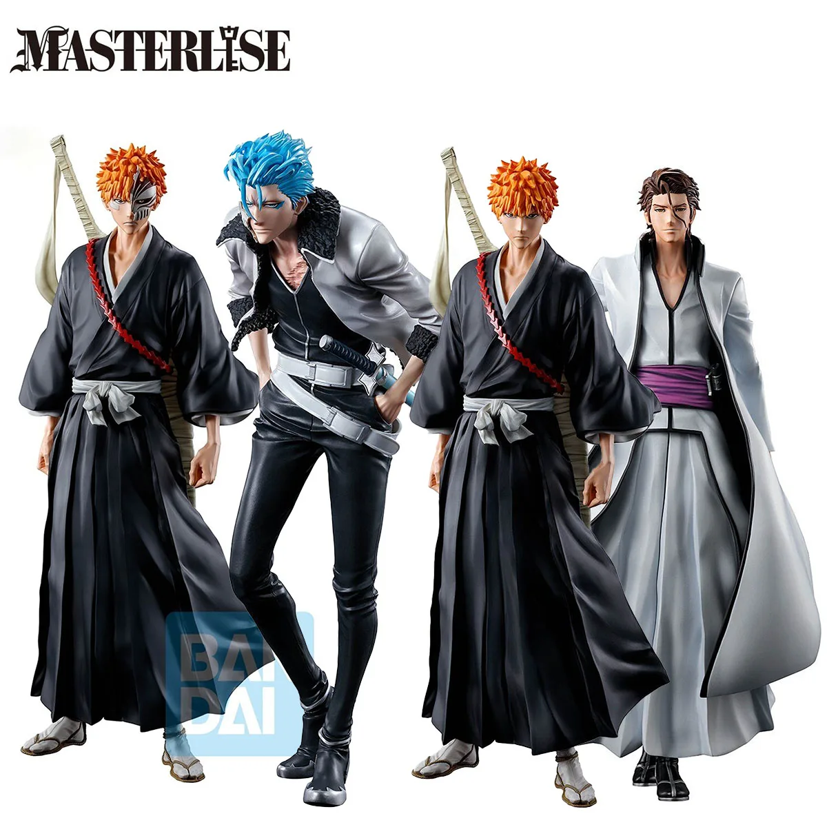 100% Original in Stock Bandai Spirits Ichiban Kuji Bleach Kurosaki Ichigo Grimmjow Jaegerjaques Aizen Sousuke Collection Series