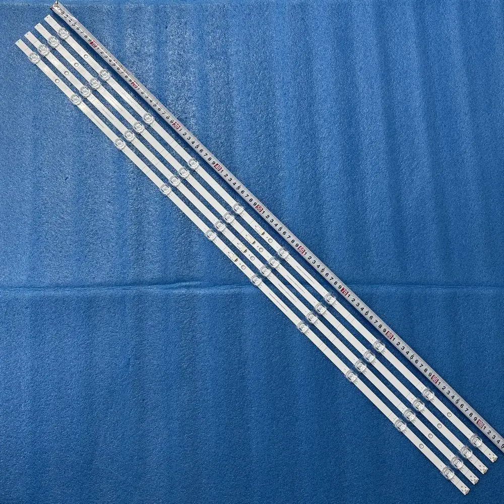 4pcs/set LED Backlight Strip For HISENSE R55B7120UK 55R6E1 55R7F 55R6040F 55R6000FM