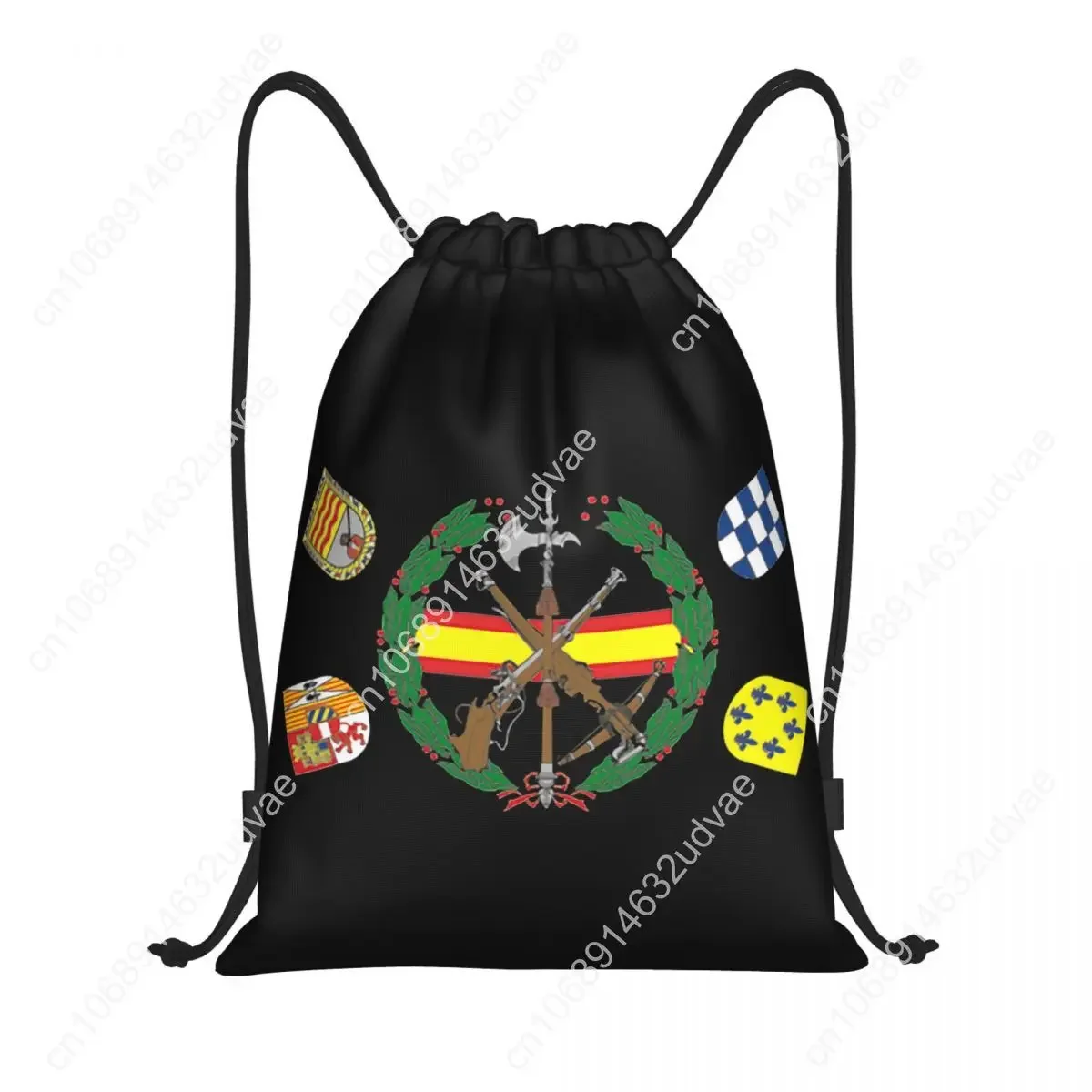 Spanish Legion Drawstring Personalized Bags for Shopping Yoga Backpacks for Women and Men Gym Bag