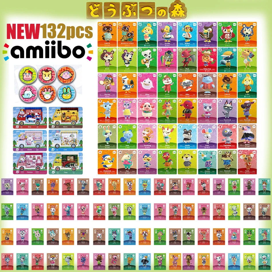 Popular games 48 Animal Forest Amiibos Cards A variety of very interesting props mini NFC cards swtch game console accessories