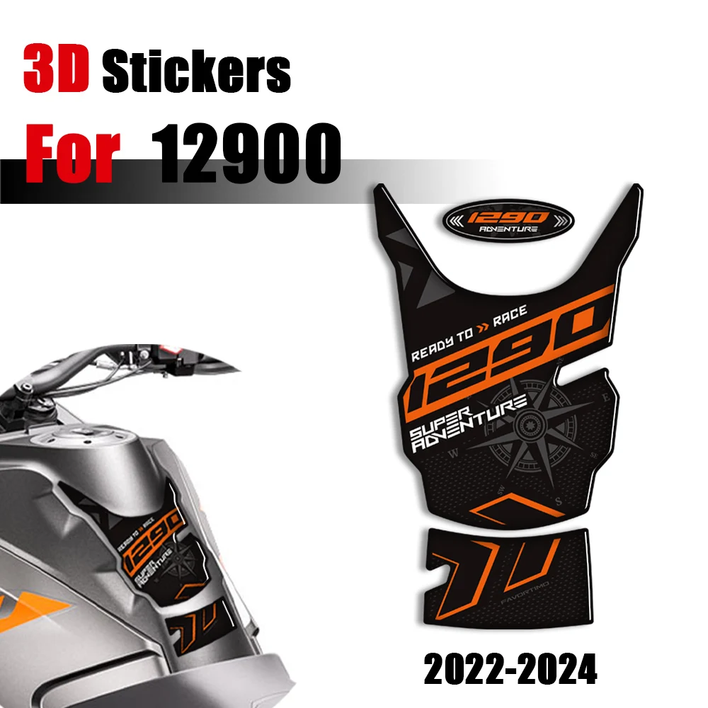 

For 1290 Super Adventure S R 2022 2023 2024 Motorcycle Stickers Tank Pad Side Grips Gas Fuel Oil Knee Protector Decals