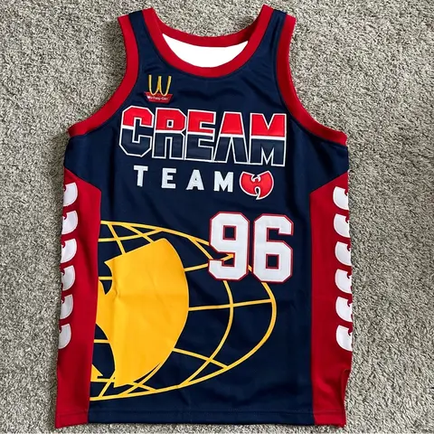 Wu-Tang Clan #96 Unisex Basketball Jersey Vest, Men Women Y2k Hip-hop Style Sleeveless Breathable Streetwear Mesh Vest T-Shirt
