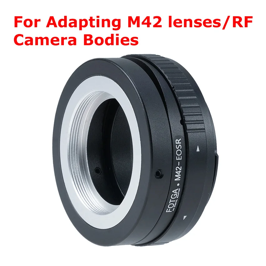 Tilt-Shift Lens Adapter Ring M42 to EOS R  Mount for M42 Lenses on Canon RF Camera Bodies Aluminum Alloy