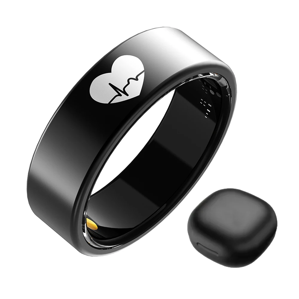 

2025 New ECG Detection Smart Ring Blood Pressure, Heart Rate, Sleep Monitoring, IP68 Waterproof, Multi-sport For Men Women Rings