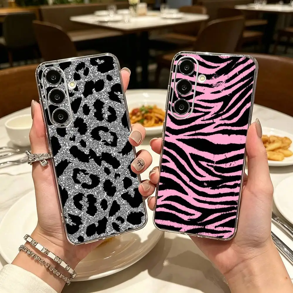 Luxury Zebra art Phone Case For Samsung A71, A70, A52, A51, A40, A30, A20 Transparent Cover