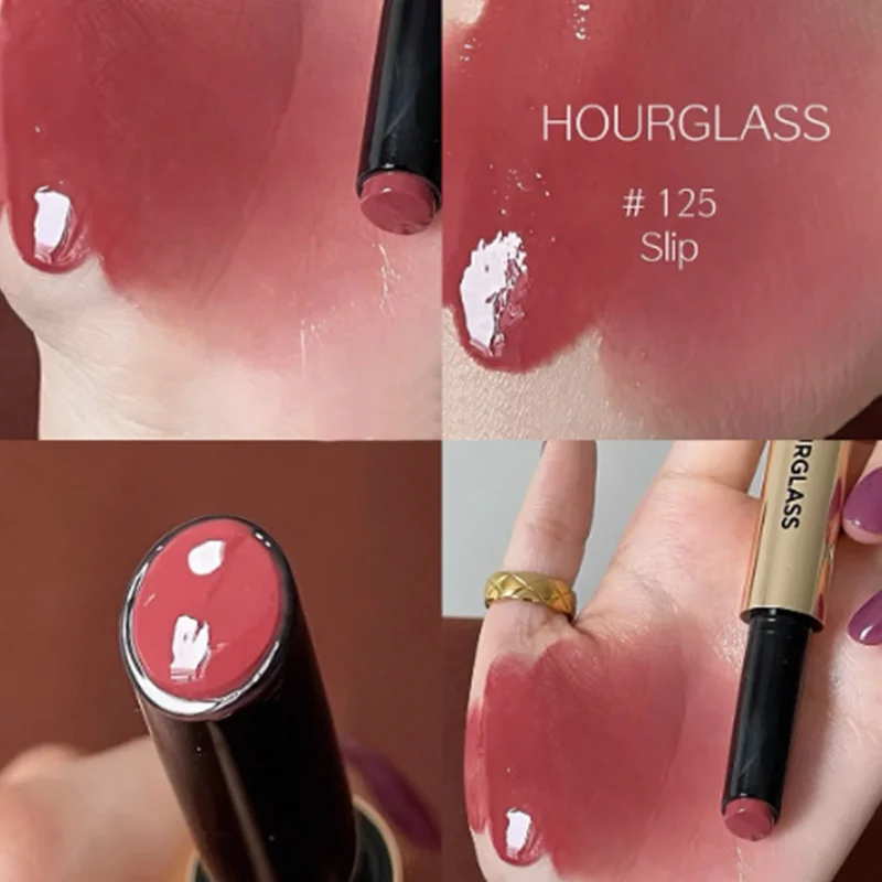 Brillant miroir brillant à lèvres solide baume volumisant fantôme hydratant repulpant haute brillance Non collant tendre lisse lèvres humidité durable