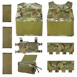 Chaleco táctico MOLLE de Chest Rig con liberación rápida láser