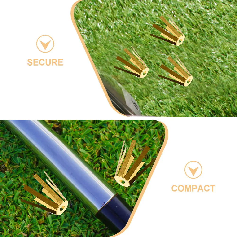 15 pçs adaptador de eixo de golfe de bronze calços tipo polvo melhorar o diâmetro da cabeça do clube estabilidade adaptador de eixo de golfe calços