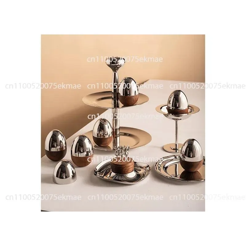 Egg-shaped Fruit Skewers – Stainless Steel, Items for The Home; Minimum Order Quantity: 10 Pieces