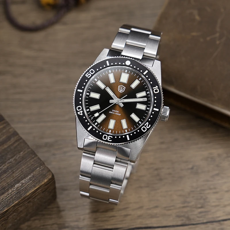 Watchdives WD1965 V2 ساعة رجالية VH31 حركة كوارتز ساعة كوارتز الياقوت المقاوم للصدأ مضيئة 20Bar مقاوم للماء ساعات خمر