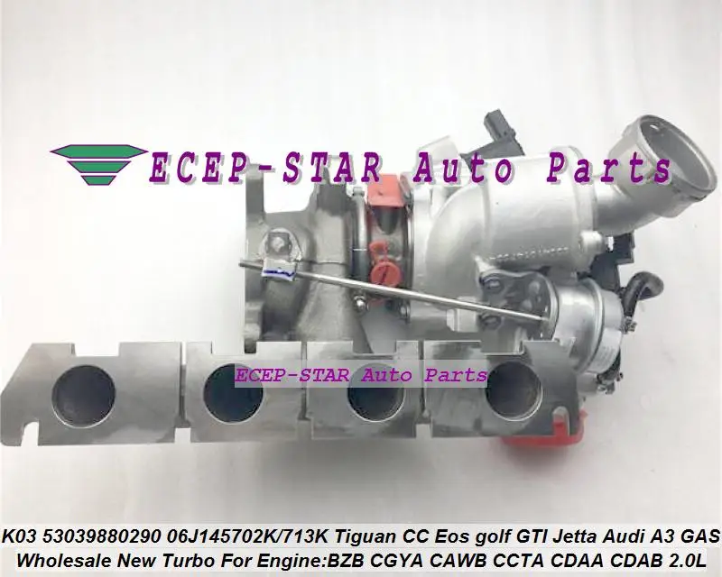 Turbo 53039700290 5303-988-0290 5303 988 0290 5303 970 0290 A5 Q5 S4 Avant Exeo CGYA CCTA CDAA CDAB CBFA CCZA CCZB 5303-970-0290