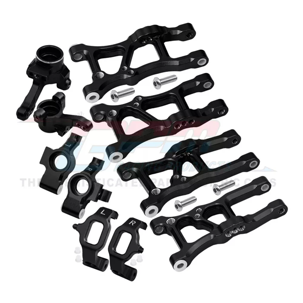Alloy F&R Lower Arms & Knuckle Arms Front C Hubs TRAXXAS 1/10 Ford GT 4-TEC 2.0