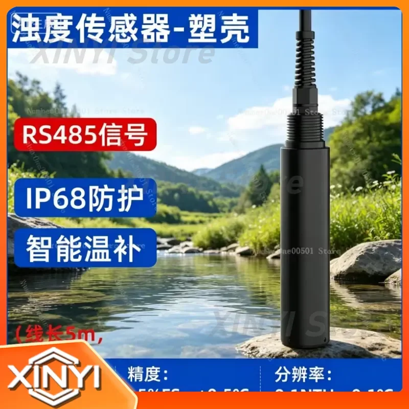 Turbidity Sensor for RS485 Online Water Quality Meter for Sludge Concentration Tester and Suspended Solids Monitor water