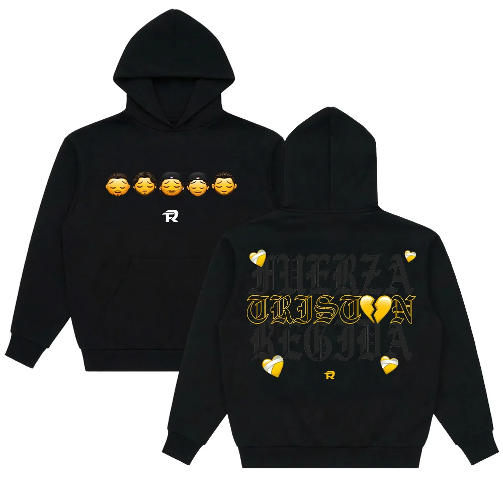 

Худи Fuerza Regida Fr Triston: осенне-зимняя толстовка с длинным рукавом, повседневная унисекс-одежда в стиле стритвир, хип-хоп, свободная одежда для мужчин и женщин