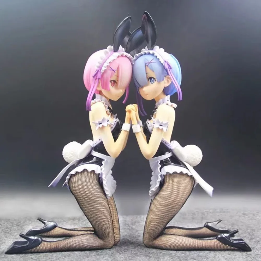 

29 см B-STYLE Re:ZERO Starting Life in Another World Rem Сексуальная аниме-фигурка Ram Bunny Girl Фигурка Взрослая модель Кукла Игрушка в подарок