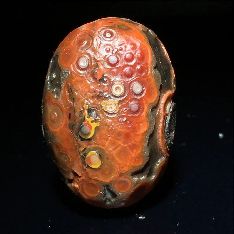 Natural Alax Multi-eyed Gobi Big Agate Wisdom Small Eye balls The world cherishes collectibles Miraculous strong energy amulet