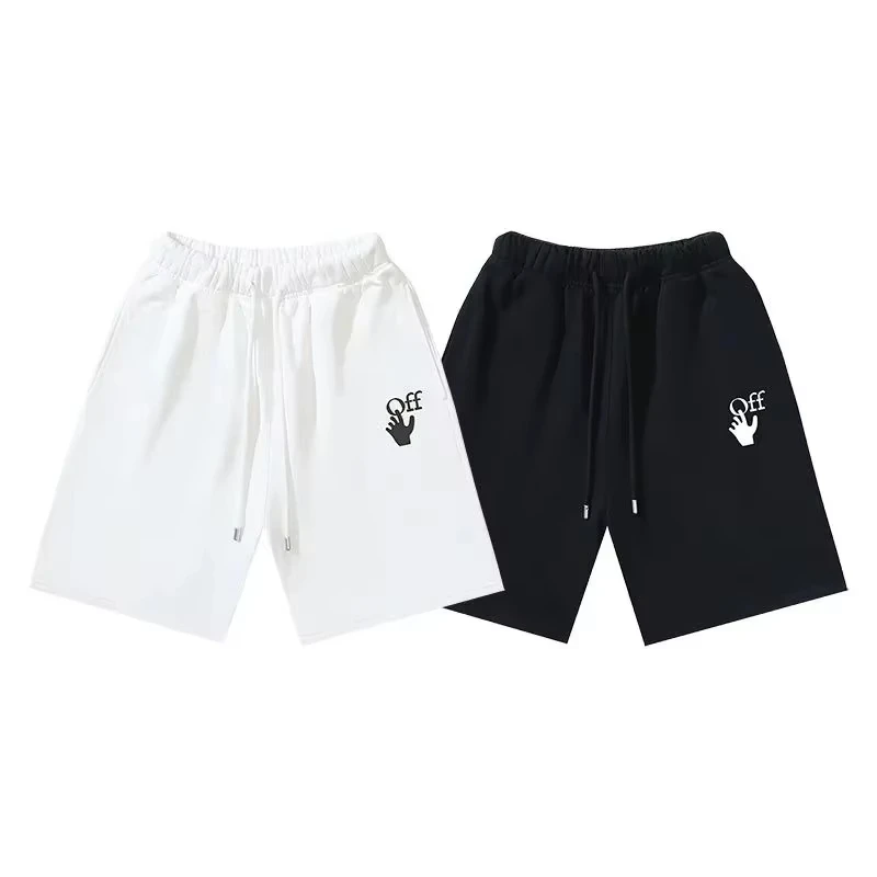 

2025 Summer New Popular OFF Three-dimensional Printing Shorts Men's and Women's Fashion Casual Loose Sports Shorts