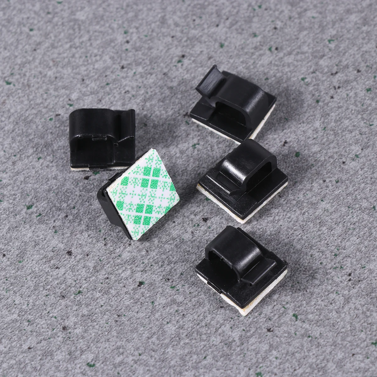 

100pcs Self Adhesive Cable Clamp For Wire Management Holder Cable Clip Organizer Tidy Cord Mount Fastener Clips