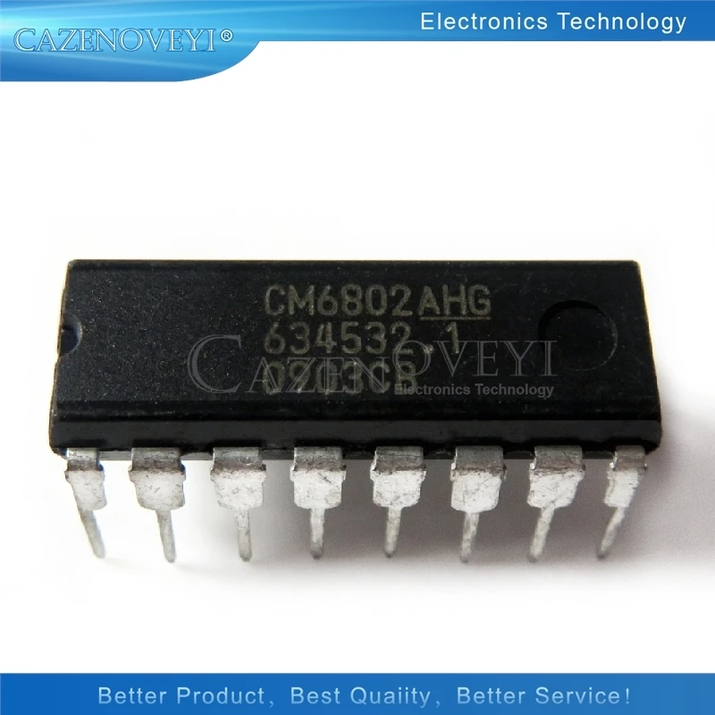 5pcs/lot CM6802AHG CM6802SAHG CM6802 DIP-16 In Stock