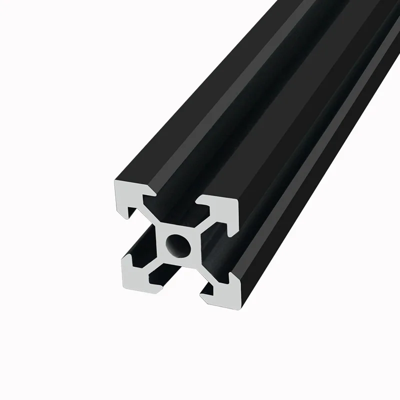 4 stks/partij Industriële Aluminium Profielen Geëxtrudeerd Volgens EU 1515 Sliver Black Anodiseren Voor Printer Frames Lengte 100-1000mm