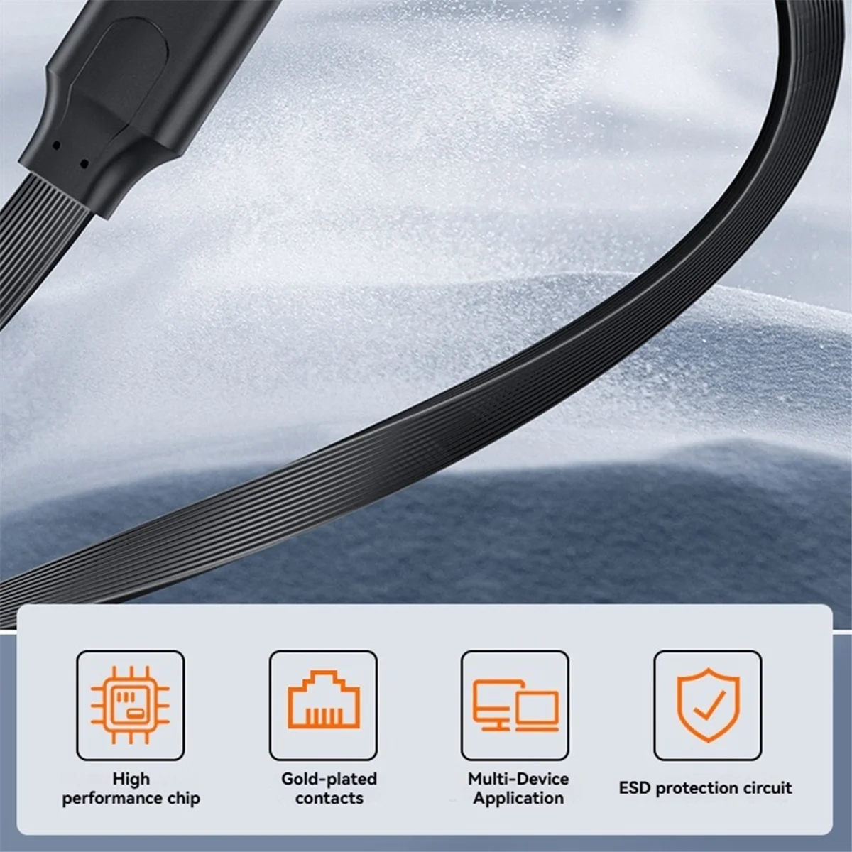 ADEGBO-محسن USB إلى كابل وحدة التحكم RJ45 RS232 محول مسلسل لأجهزة الكمبيوتر المحمول 300 سم