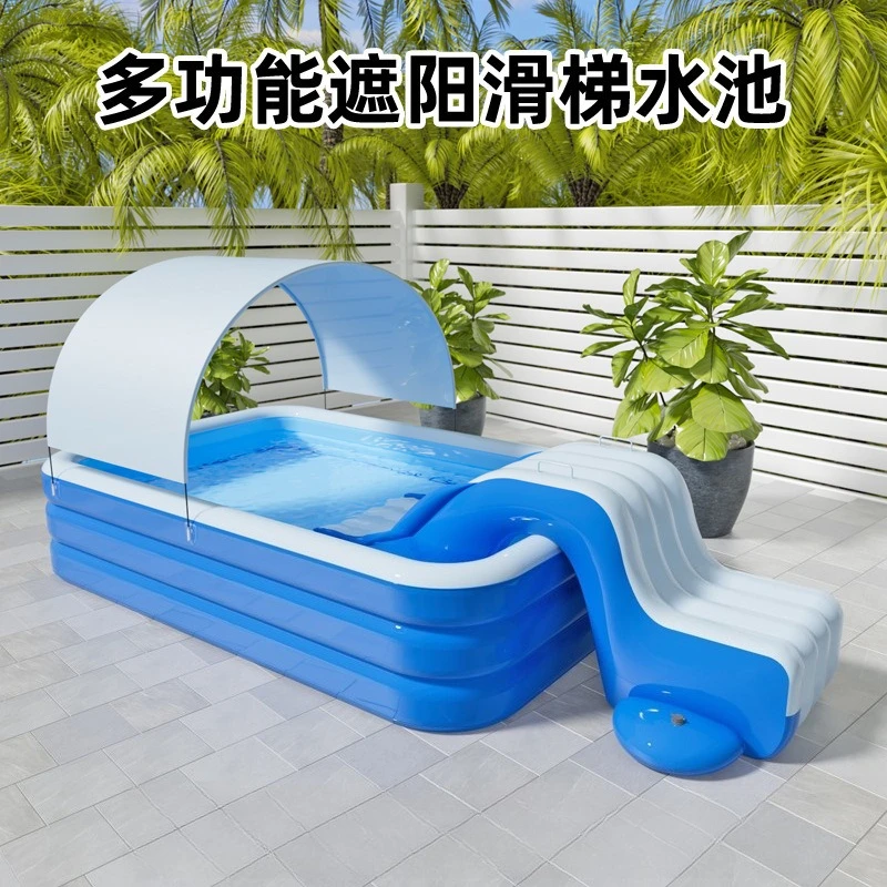 Großer Aufblasbarer Swimmingpo – Kids Outdoor Water Park Bewertung und Preis