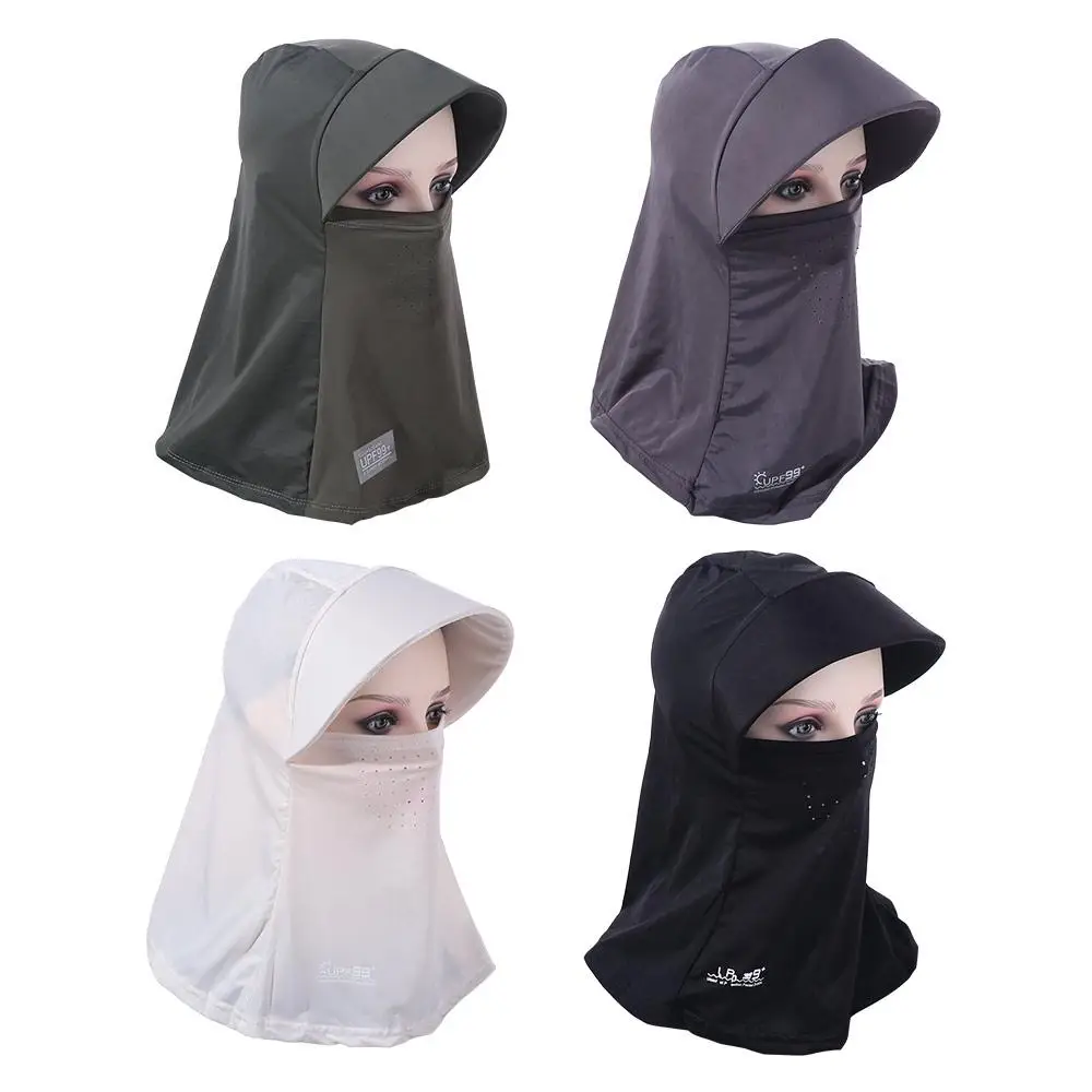 

Fashion UV Protection Sunshade Sun Hat Solid Color Wide Brim Summer UV Protection Cap Dustproof Visor Hat Tea Picking Hat Riding