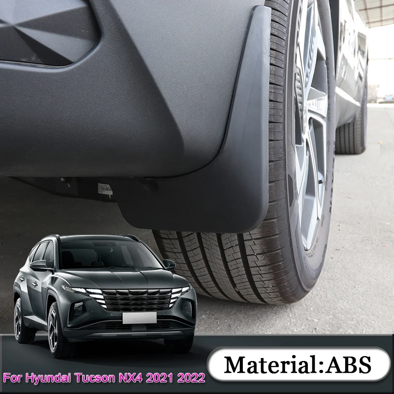 

ABS For Hyundai Tucson NX4 2021 2022 Car Mud Flaps Splash Guard Mudguard Mudflap Fender External Cover Automobiles Accessories