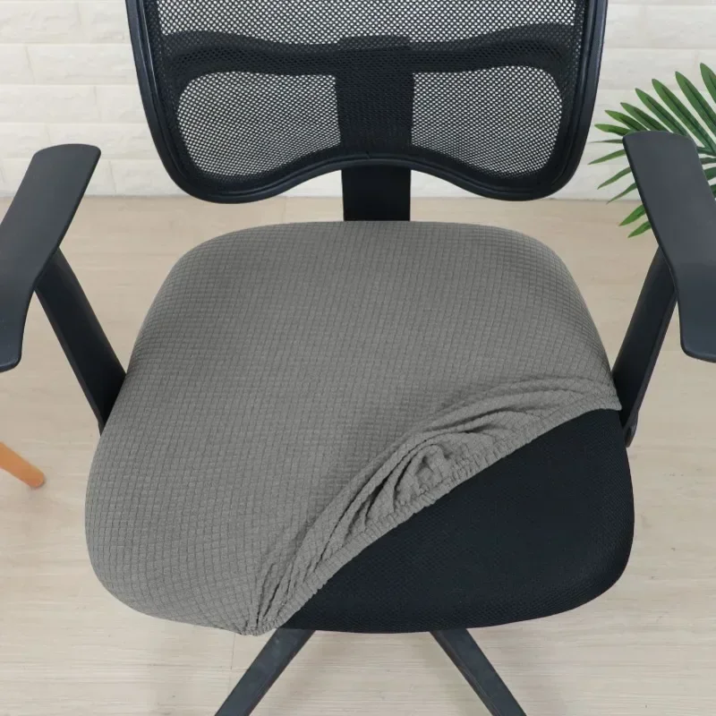 

2024 Water-repellent Elastic Cushion Chair Cover Universal Chair Straps Cushion Cover Without Backrest Seat Cover Home Textile