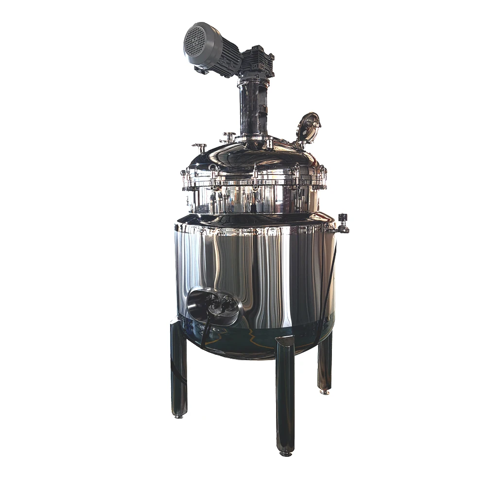 500L 316 Stainless Steel Mixing Tank Reactor For Production Customizable Design