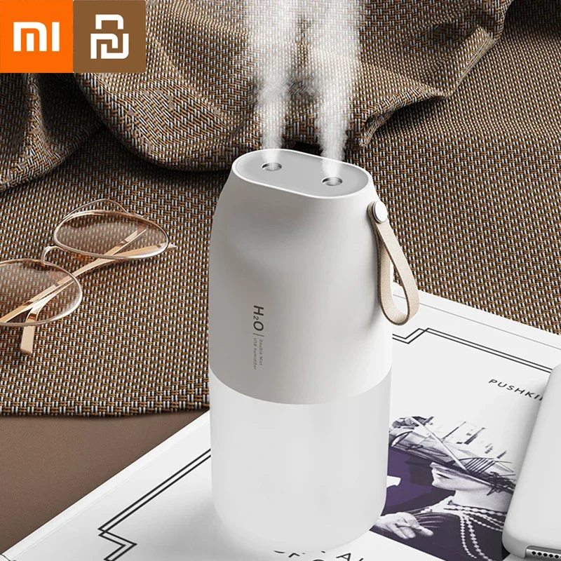 Xiaomi Youpin Air Humidifier Portable Double Mist 300ml Cold Mist Diffuser 2000mAh Car Air Purifier USB Mini Air Freshener Home