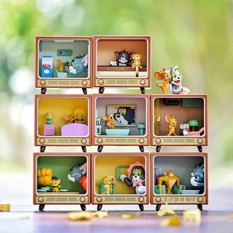 

Anime Tom And Jerry Moment Series Figure Box Tom And Jerry Classic Box Room Decoration Collection Toys Birthday Gift