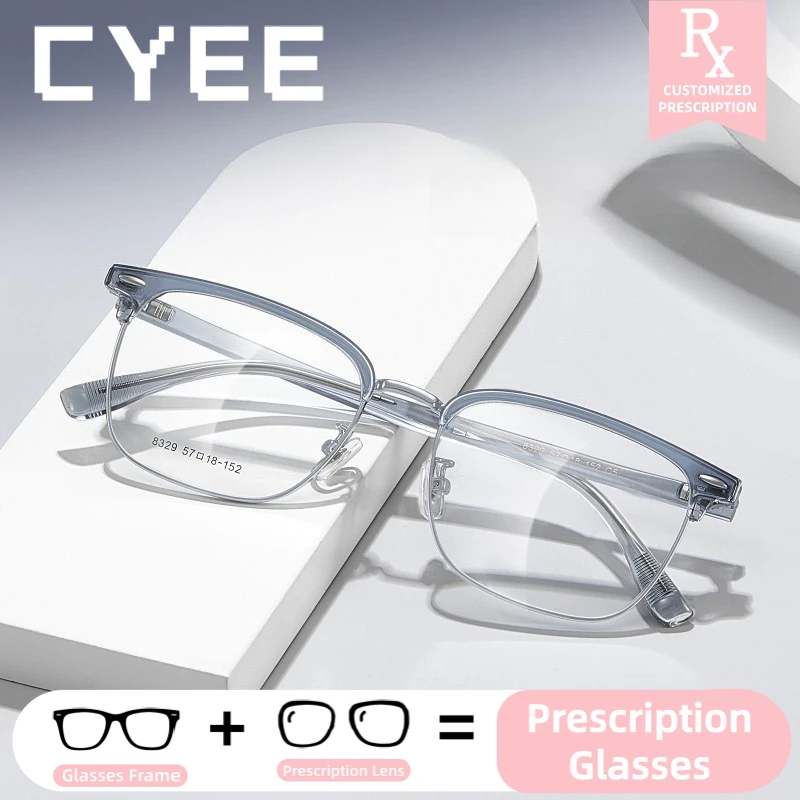 

CYEE Multifocal Design Photochromic Myopia Eyeglasses HighQuality Lenses AntiBlueRay Glasses Custom Prescription Optical Eyewear