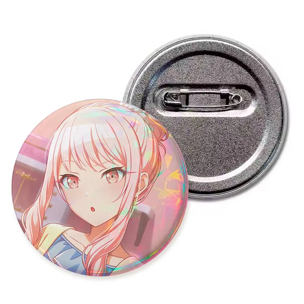 m-izuki a-kiyama Anime round badges, brooches, clothing accessories, birthday gifts, anime conventions