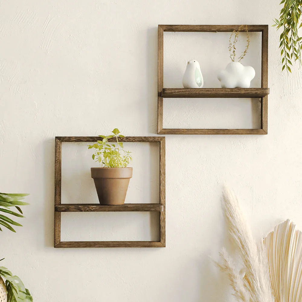 

Деревянная дверная рама в форме павловнии, настенная подвесная стойка для цветочных горшков, простая домашняя кровать и украшение для спальни для завтрака, оптовая продажа