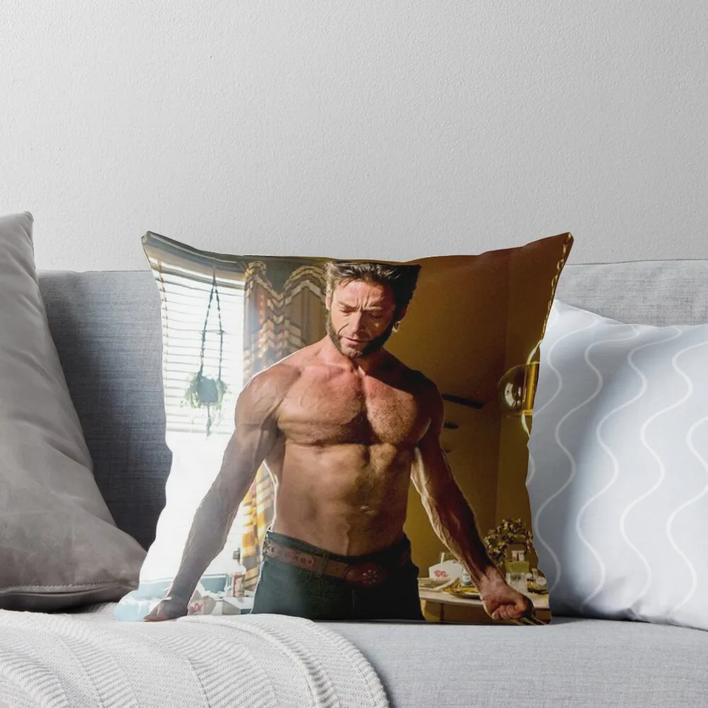 

hugh jackman Throw Pillow Custom Cushion Photo Christmas Covers For Cushions Couch Cushions Christmas s Covers pillow