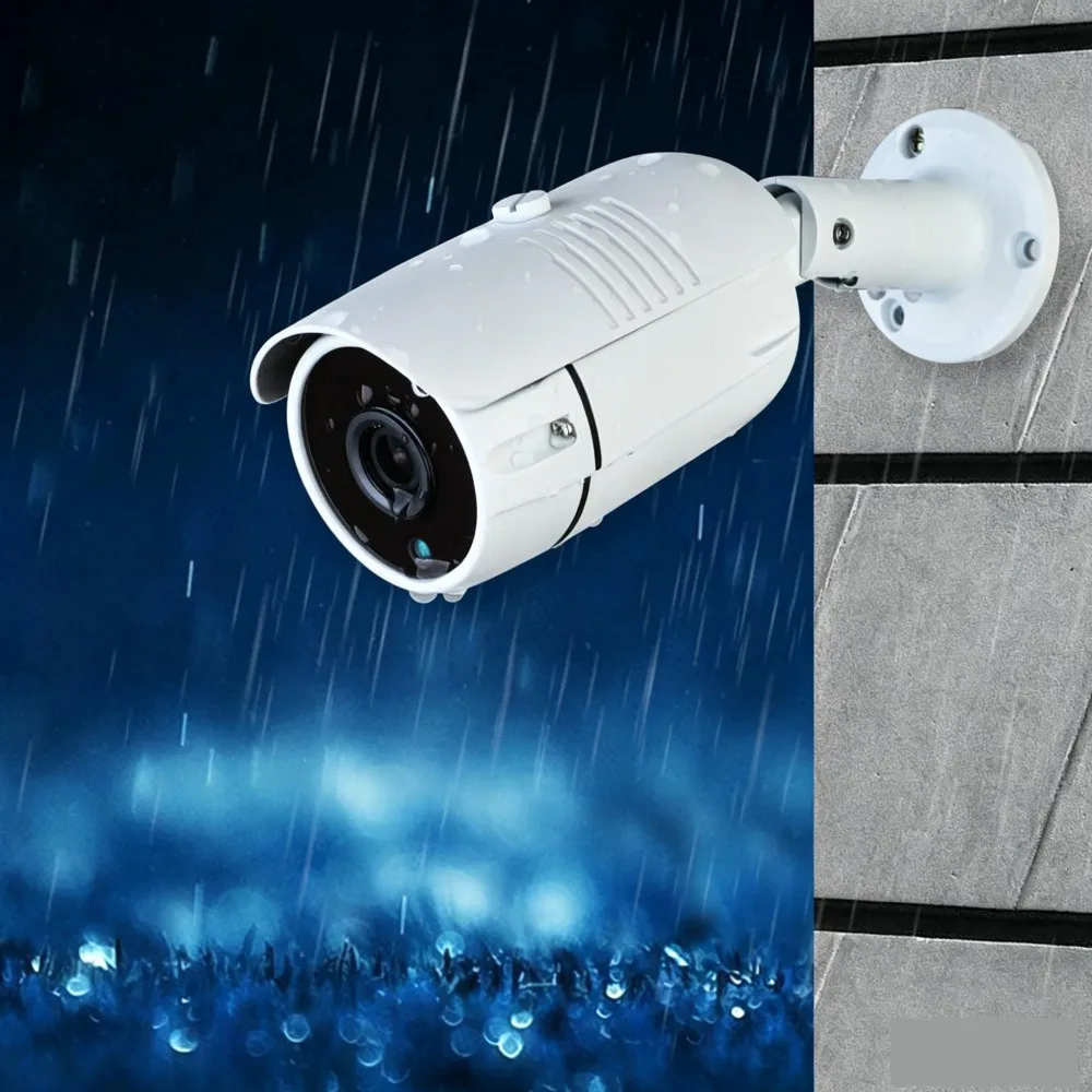 Full HD 1080P Bullet Outdoor Security Camera (4 IN 1 HD CVI/TVI/AHD/Analog) IR Night Vision 3.6mm Lens 2MP AHD CCTV Camera