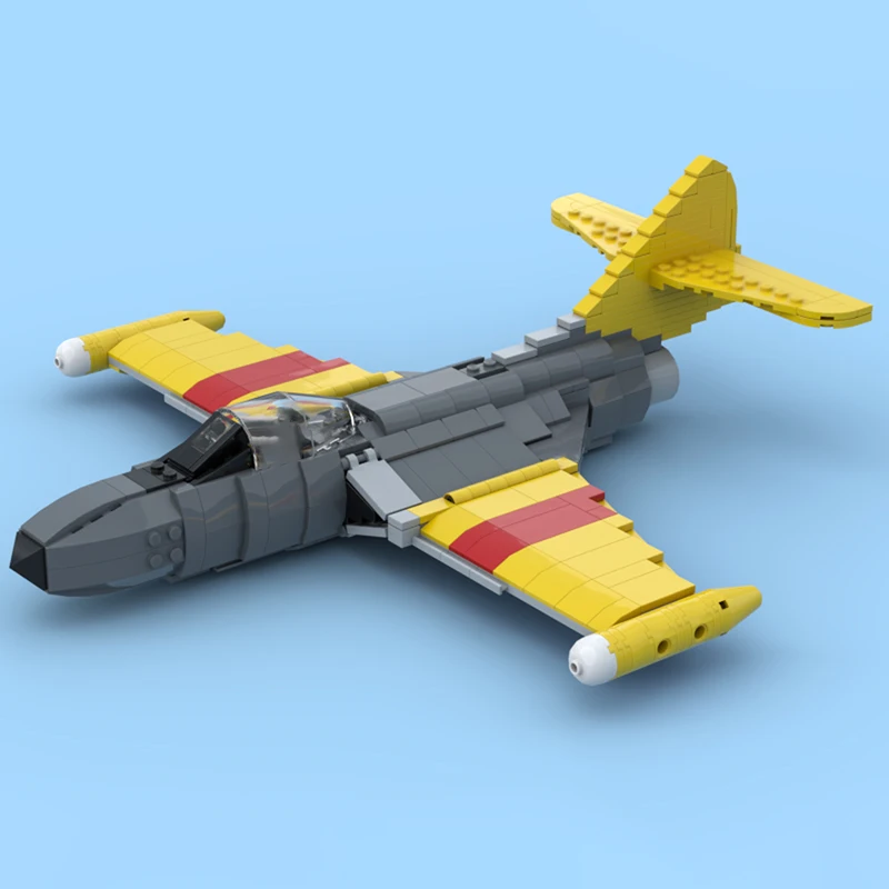 Moc ビルディングブロック グルーマン F9F パンサー テクノロジー モジュラーレンガ モデル ギフト クリスマスおもちゃ DIY セット アセンブリ