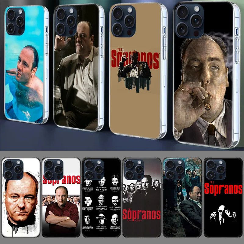 The Sopranos TV Series Clear Case For Apple iPhone 12 13 Mini TPU 11 14+ 15 16 Pro Max Capa Plus XR X XS Max Phone Cover Silicon