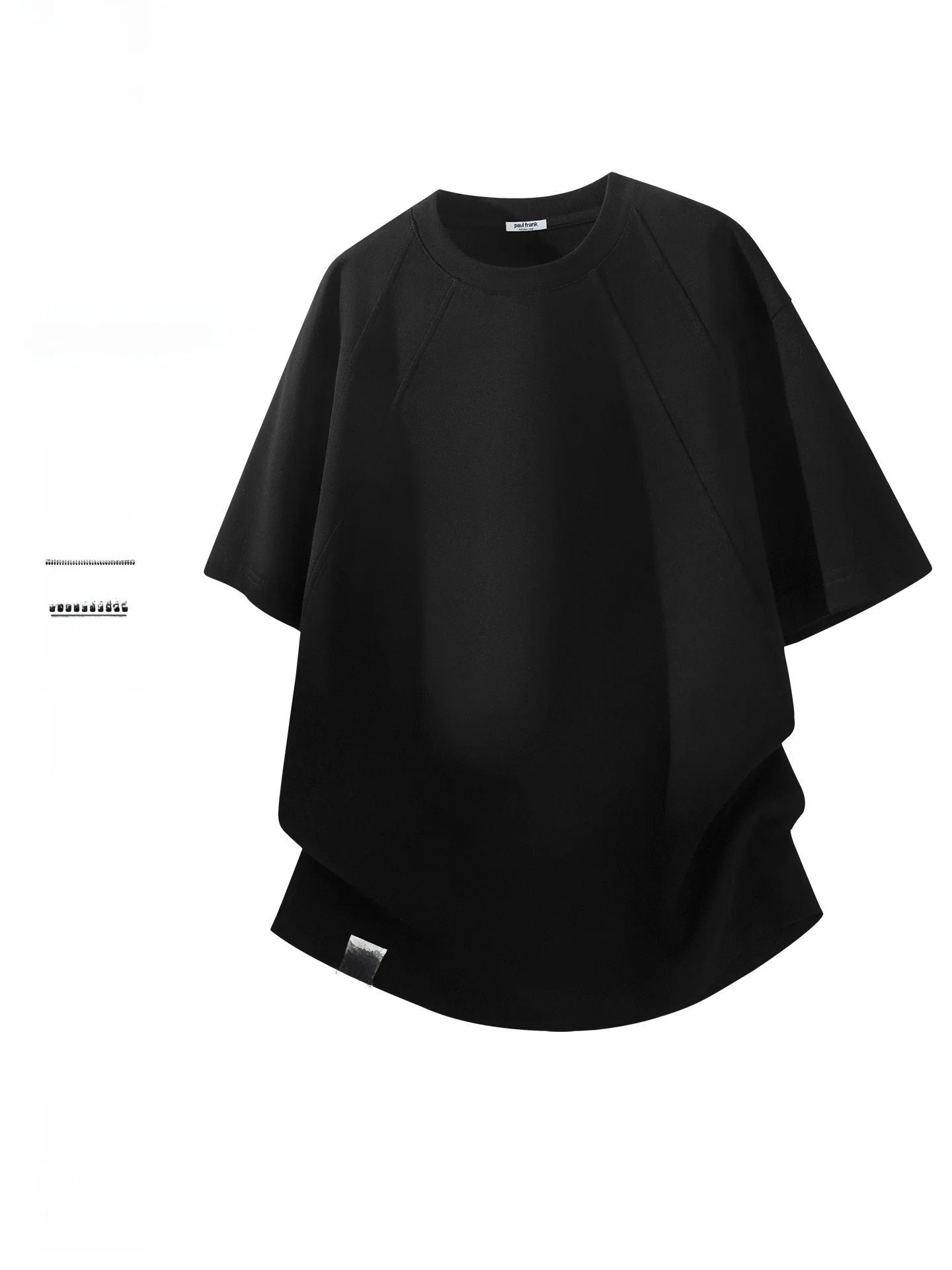 

Мужская летняя футболка Monkey American Decosition, черная, дышащая, удобная, модная, повседневная.