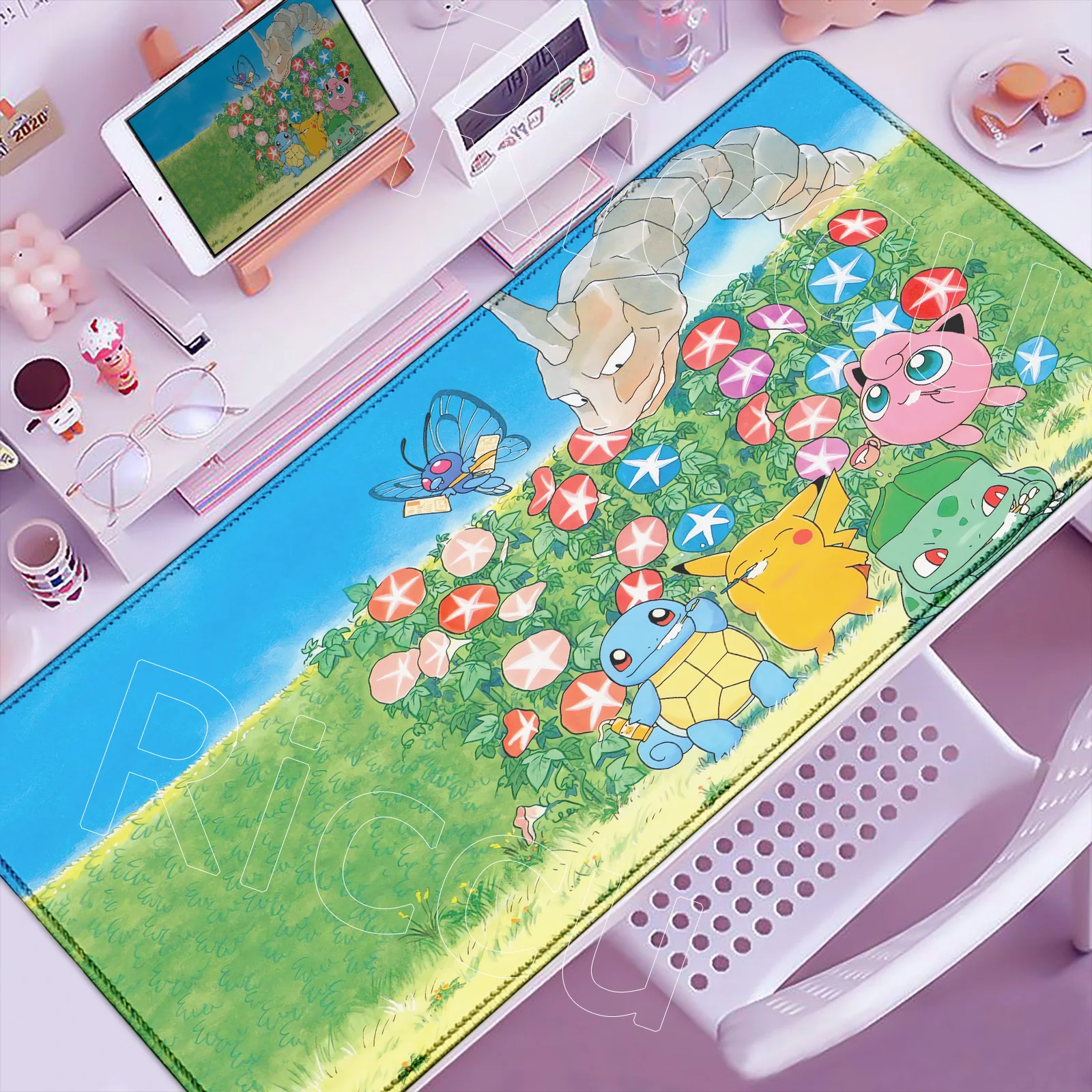 

Lovely New Pokemons Mouspad Deskmat Kawaii Cute Gaming Mats Pad Computer Offices Mousepad Gamer Mouse Carpet Mausepad Mousepepad