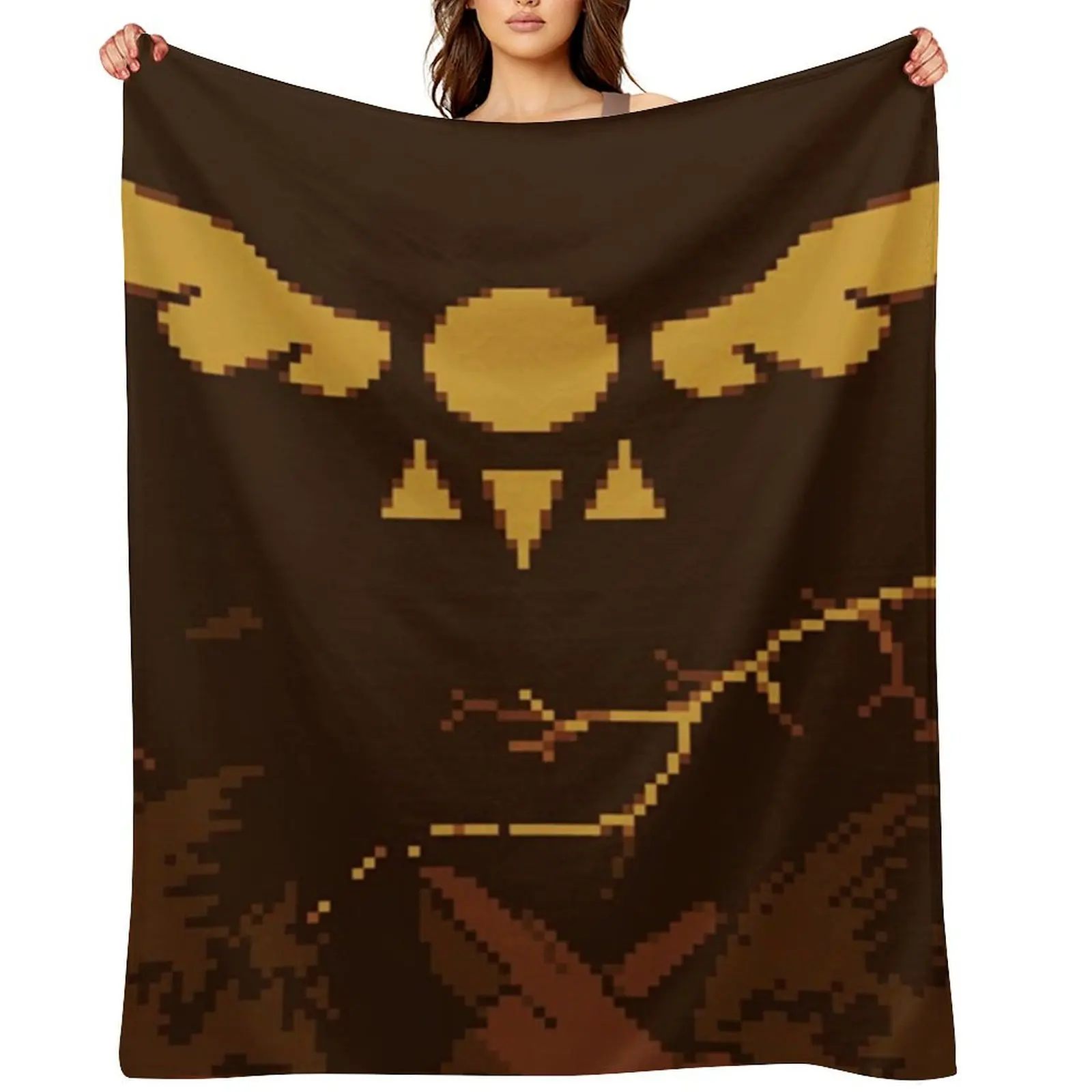 

Deltarune logo Throw Blanket christmas decoration Giant Sofa Luxury Thicken Blankets