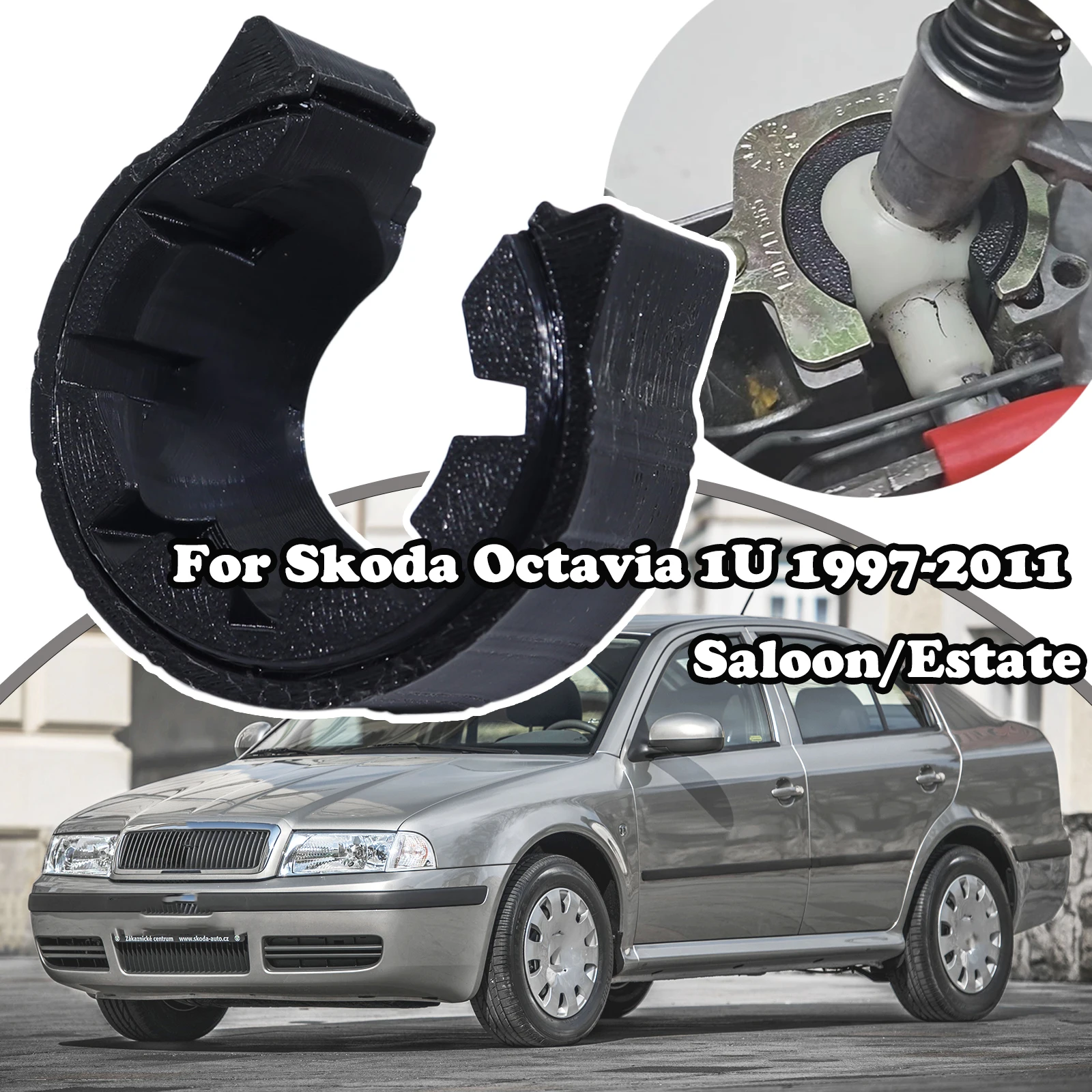 

Корпус подшипника переключения передач для Skoda Octavia 1U 1997-2011, рычаг переключения передач, амортизирующая втулка, шарик изолятора ручной коробки передач