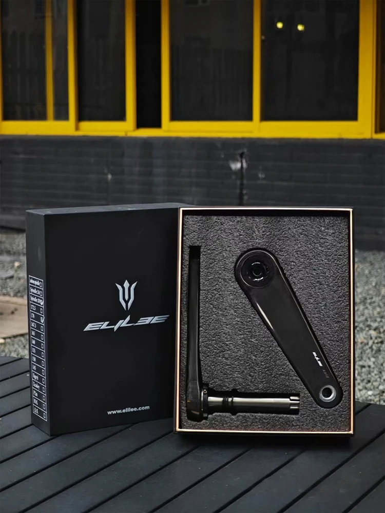 AliExpress NONE ELILEE XXE X310 Carbon Fiber Road Bike Crankset 24mm Titanium Spindle Ultra-light Carbon Fiber Crank Arm